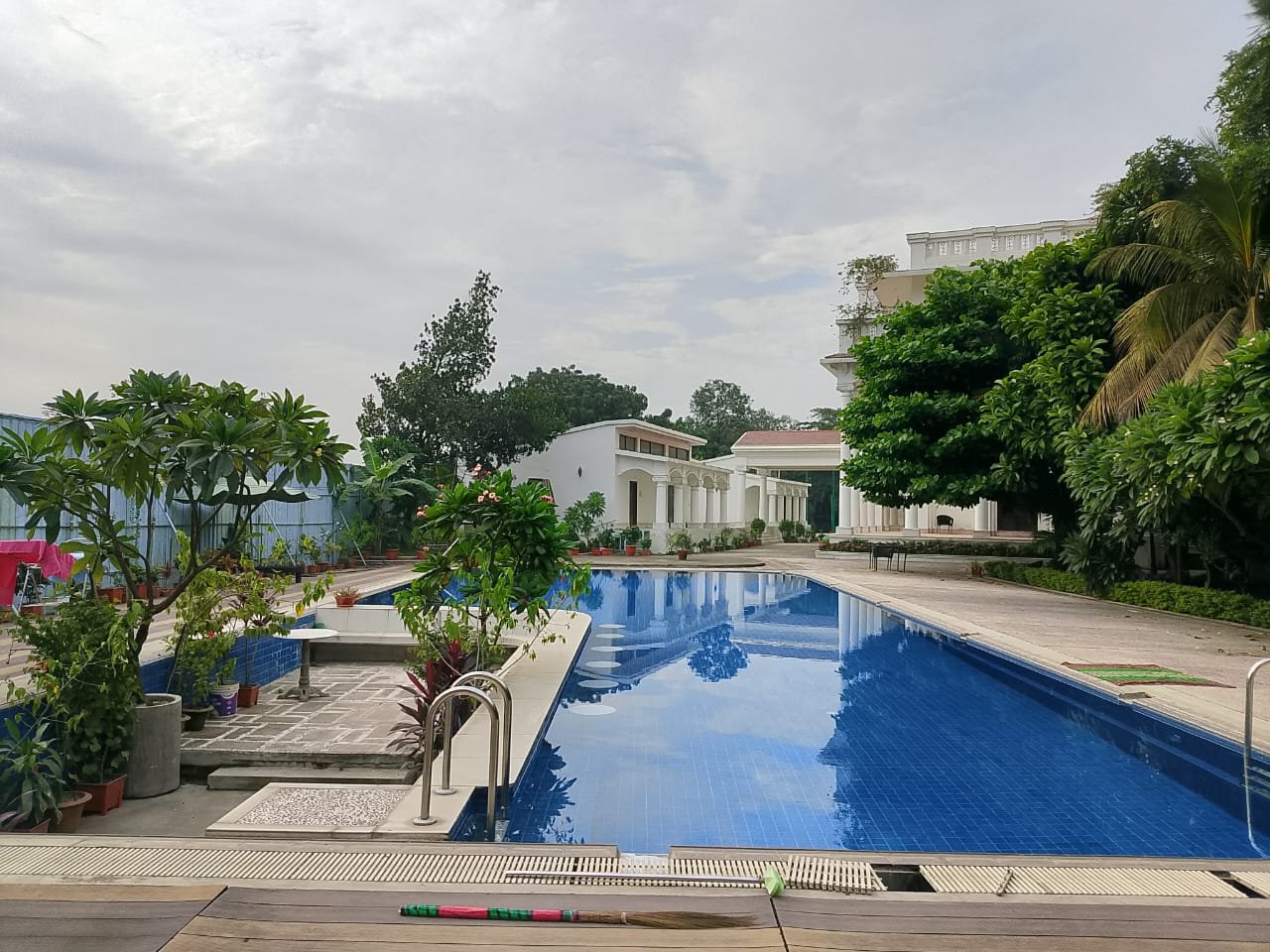 Swimming Pool Poolside Building at Bulbul Event Spaces